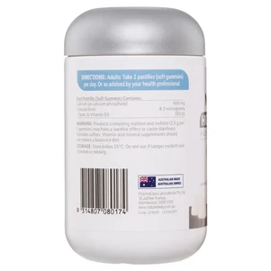 (PRE ORDER) Nature's Way Adult Vita Gummies Sugar Free High Strength Calcium 60 Gummies shelf life 2yrs